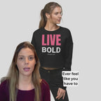 FearlessVibe Cropped Sweatshirt
