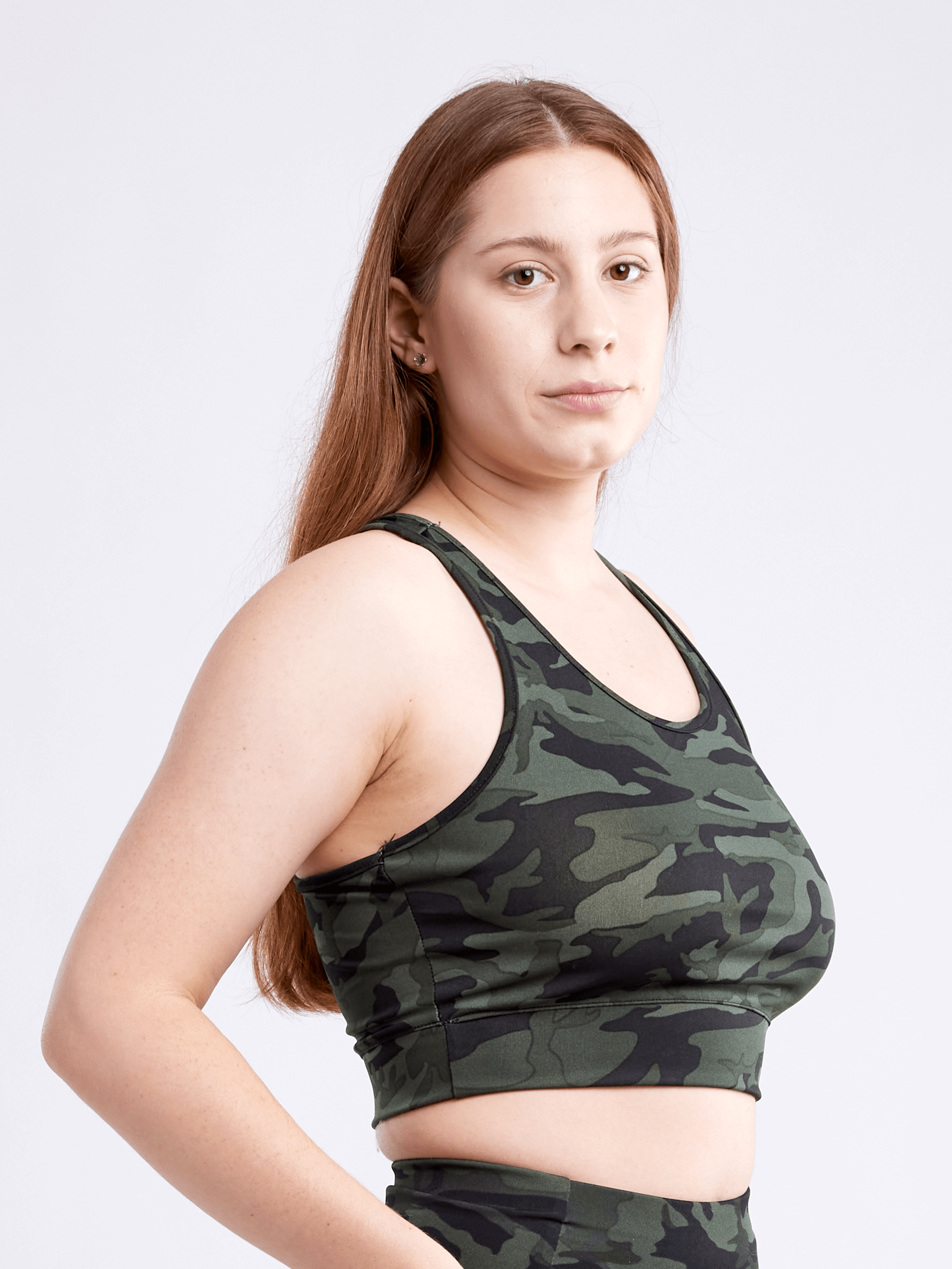 Her Confidence Is Loud Crop Tank Top