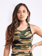 Her Confidence Is Loud Crop Tank Top