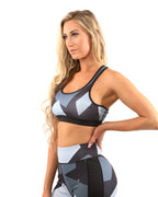 VictoryPulse Geometric Sports Bra