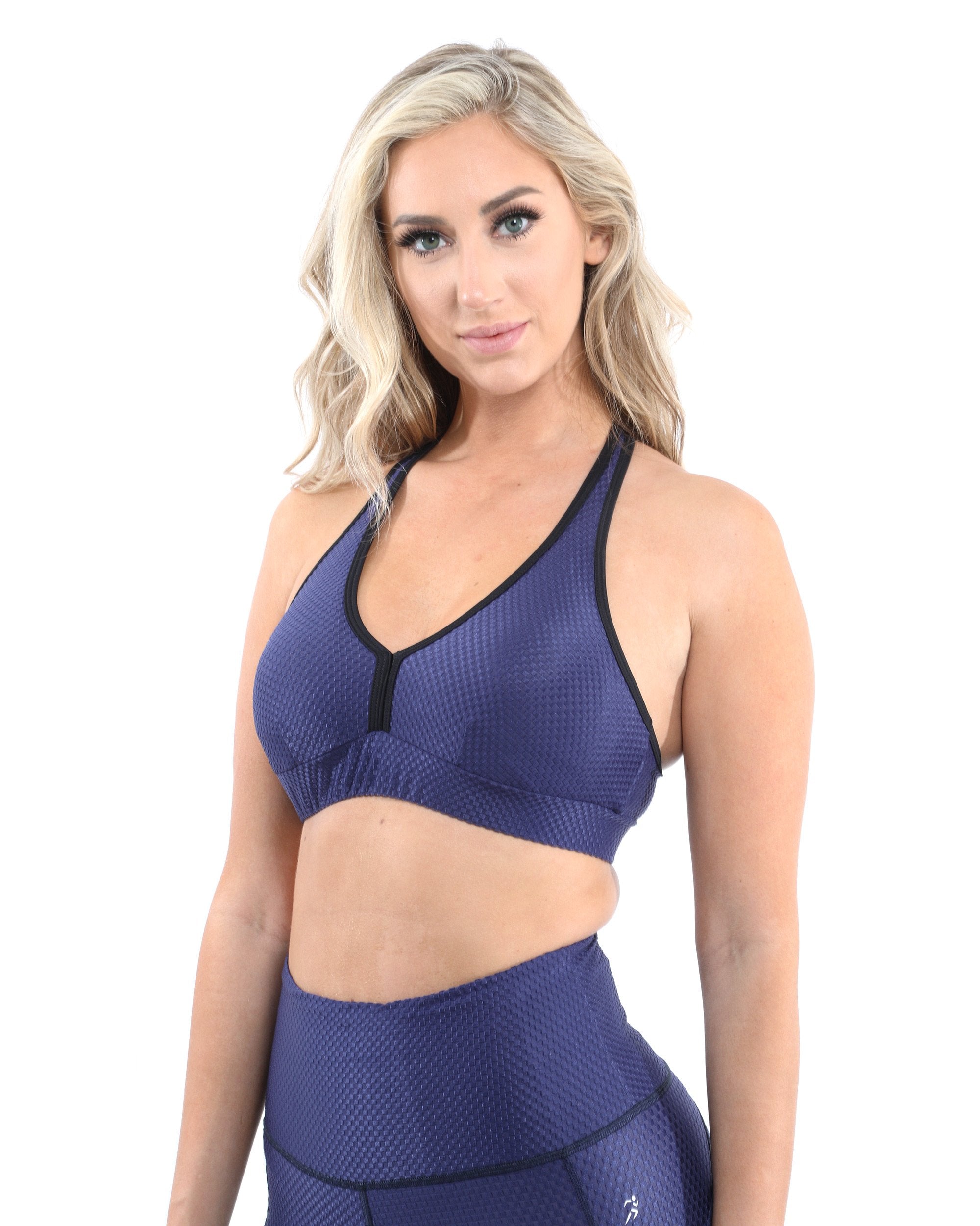 Main-Character Energy Textured Sports Bra