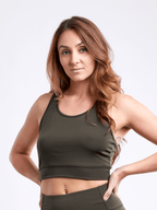 Her Confidence Is Loud Crop Tank Top