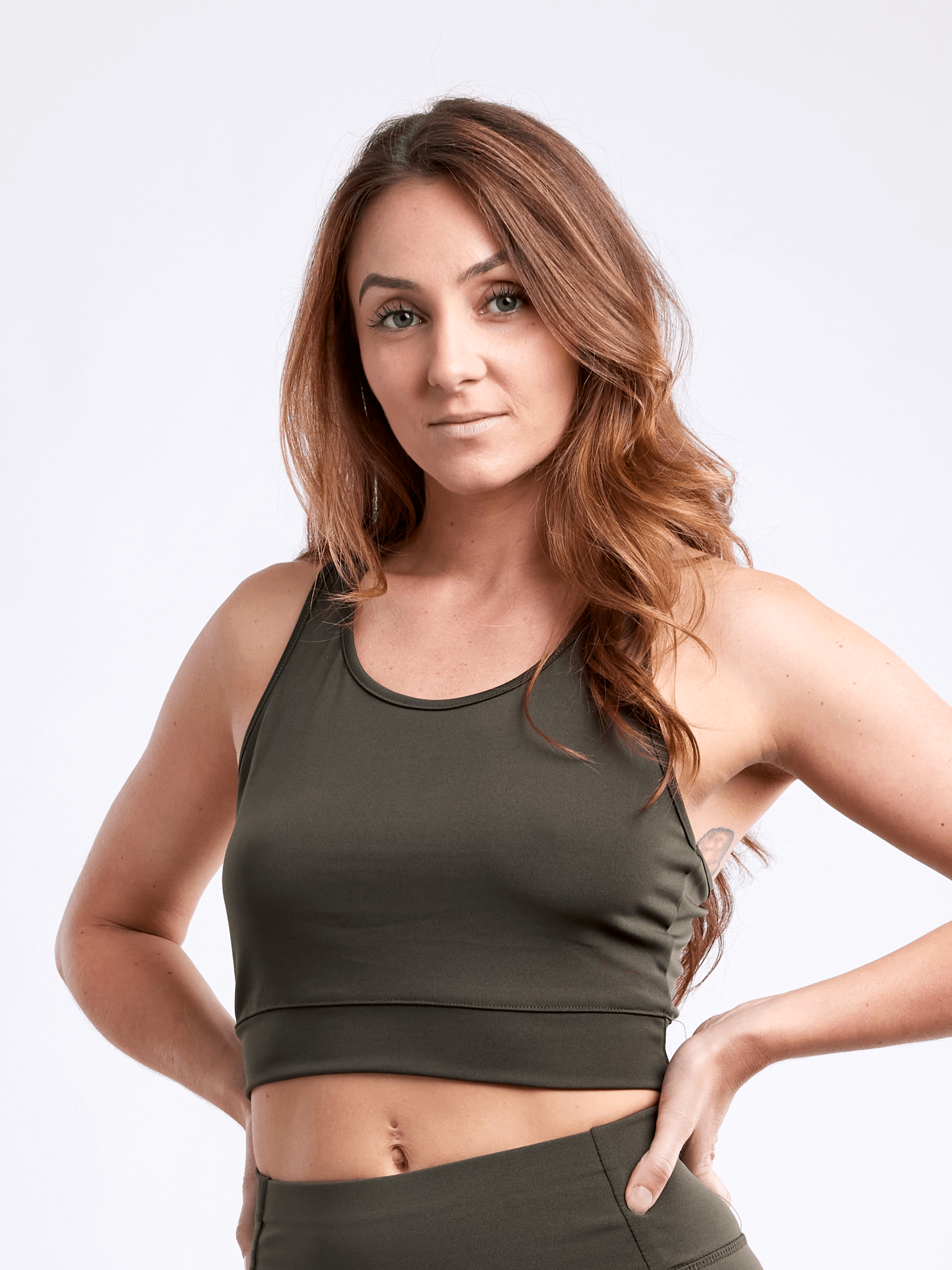 Her Confidence Is Loud Crop Tank Top