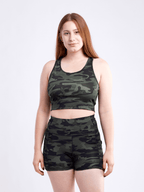 Her Confidence Is Loud Crop Tank Top