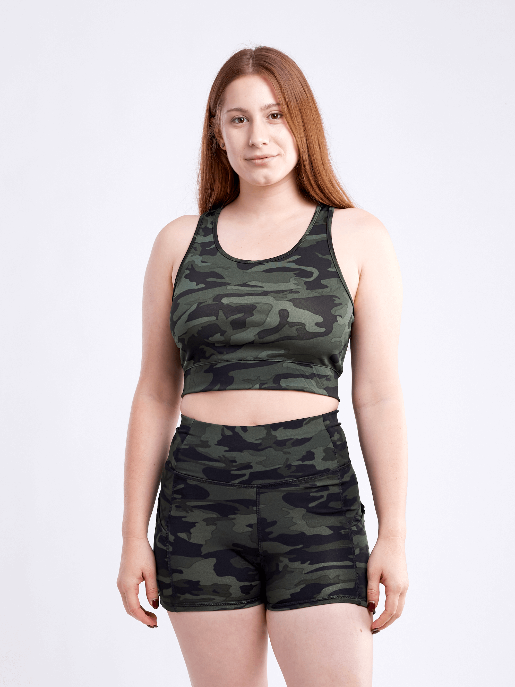 Her Confidence Is Loud Crop Tank Top