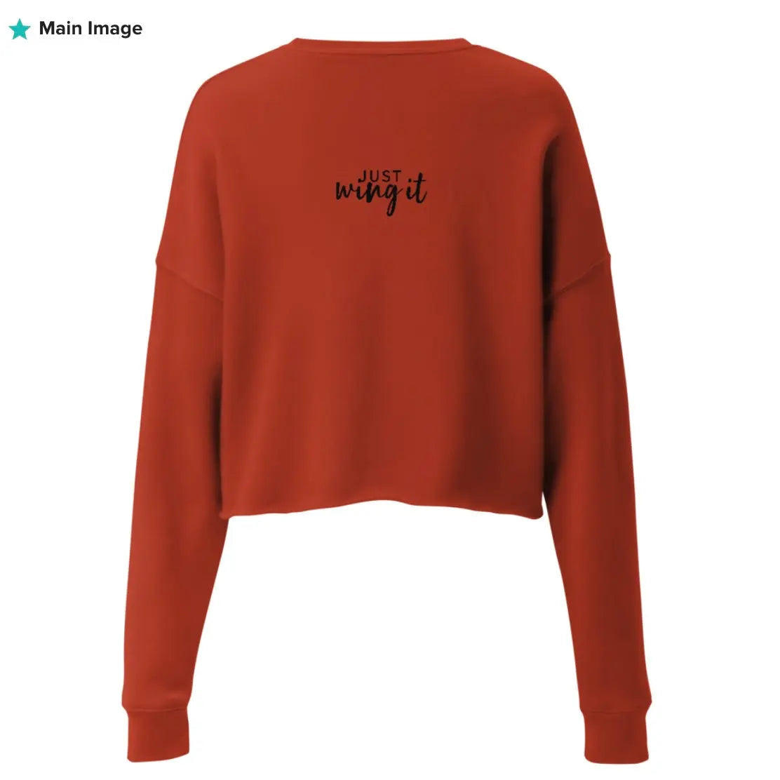 Live Bold Confidence Cropped Sweatshirt