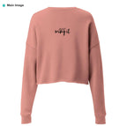 Live Bold Confidence Cropped Sweatshirt