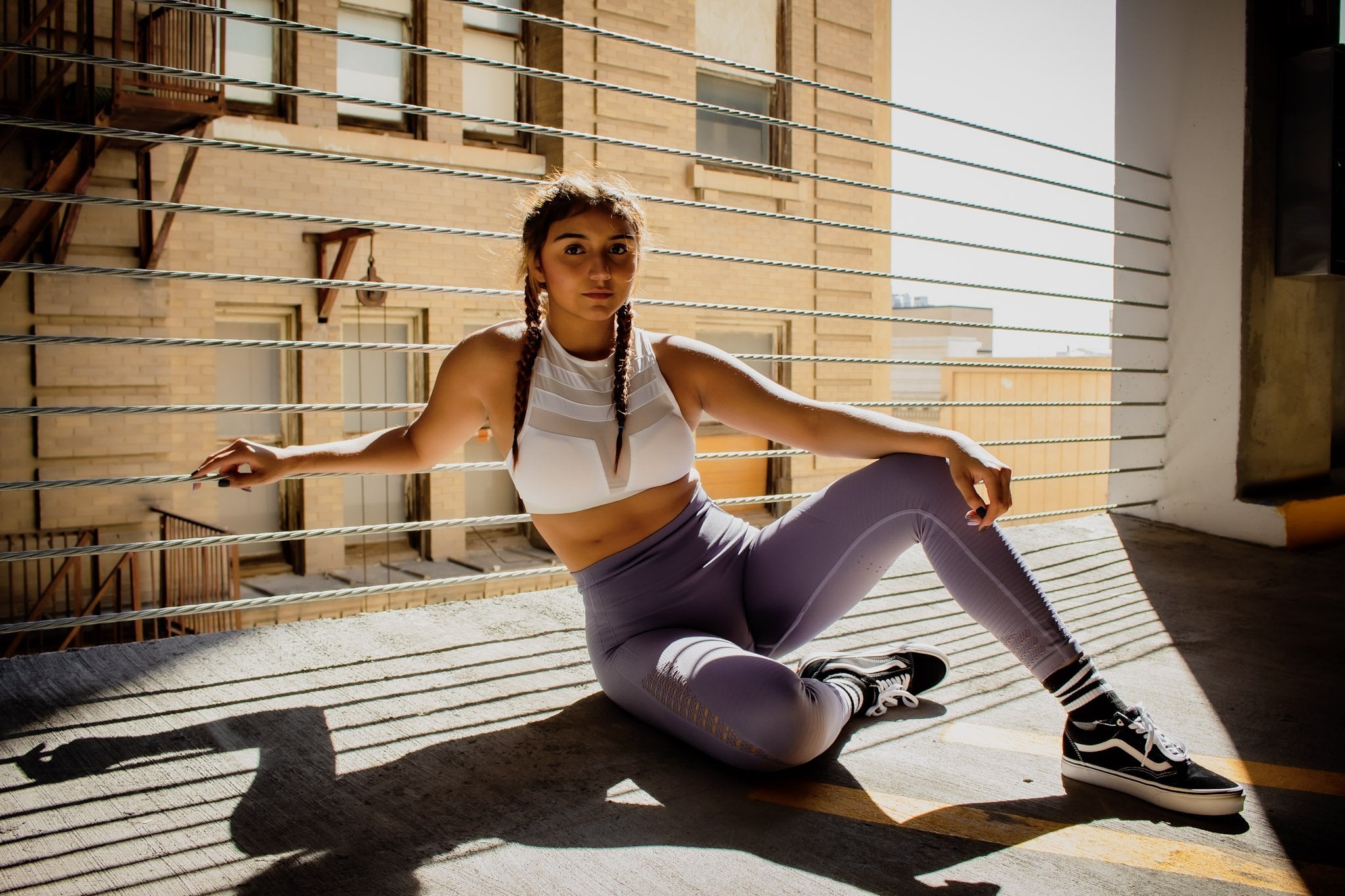 SerenitySurge Mesh Sports Bra