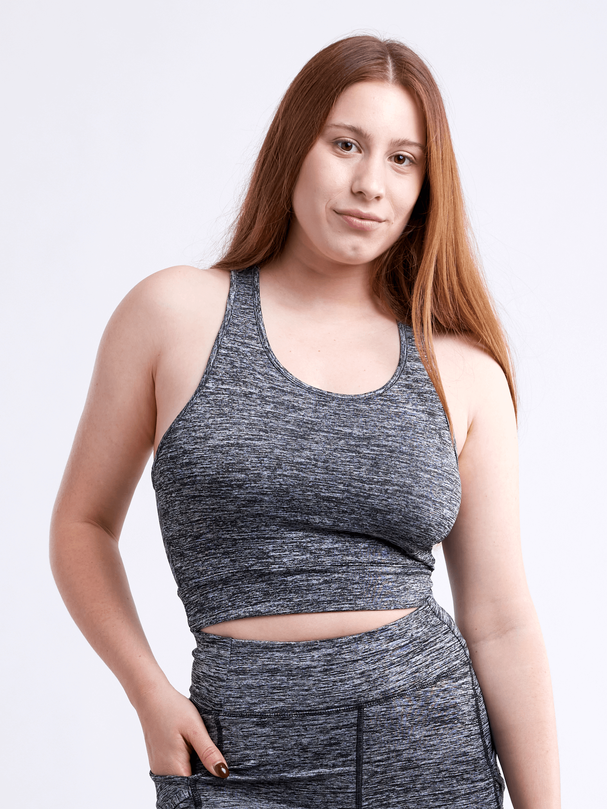 Her Confidence Is Loud Crop Tank Top