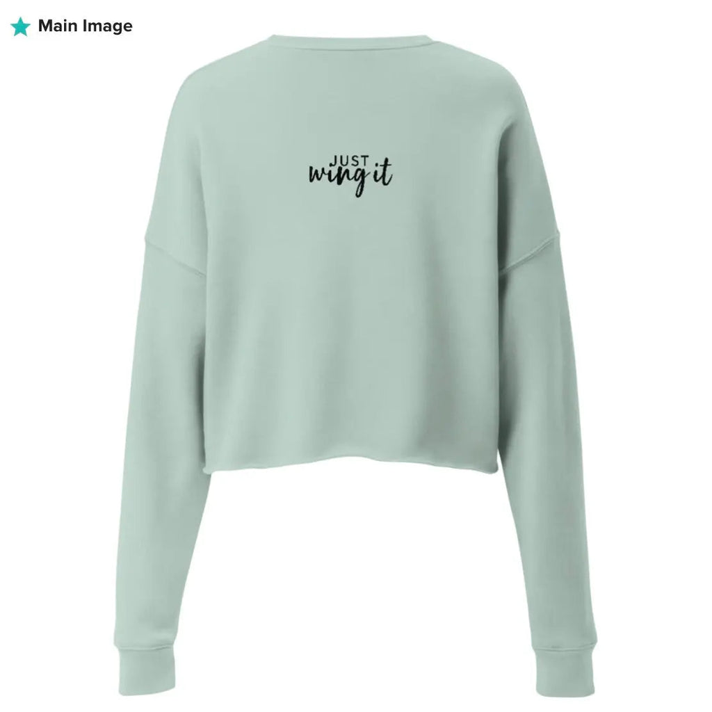 Live Bold Confidence Cropped Sweatshirt