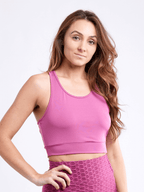 Her Confidence Is Loud Crop Tank Top