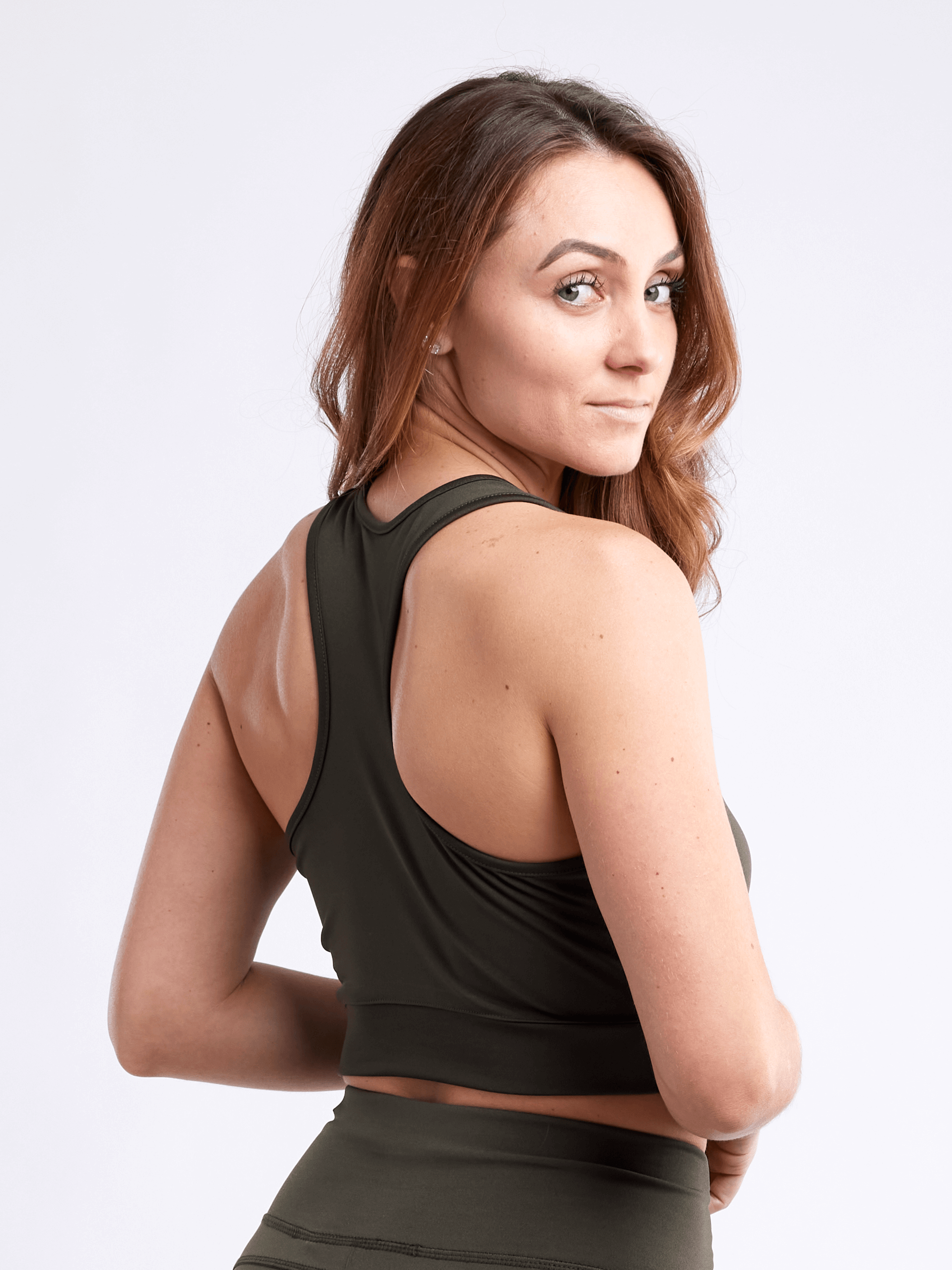 Her Confidence Is Loud Crop Tank Top