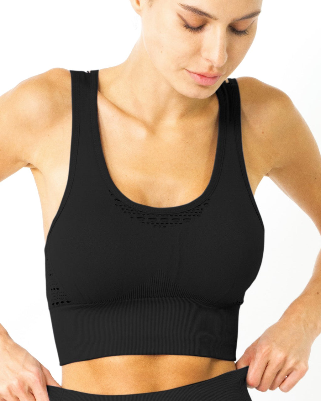 Midnight Magnet Sports Bra