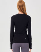 Strong Is Her Love Language Long Sleeve Top
