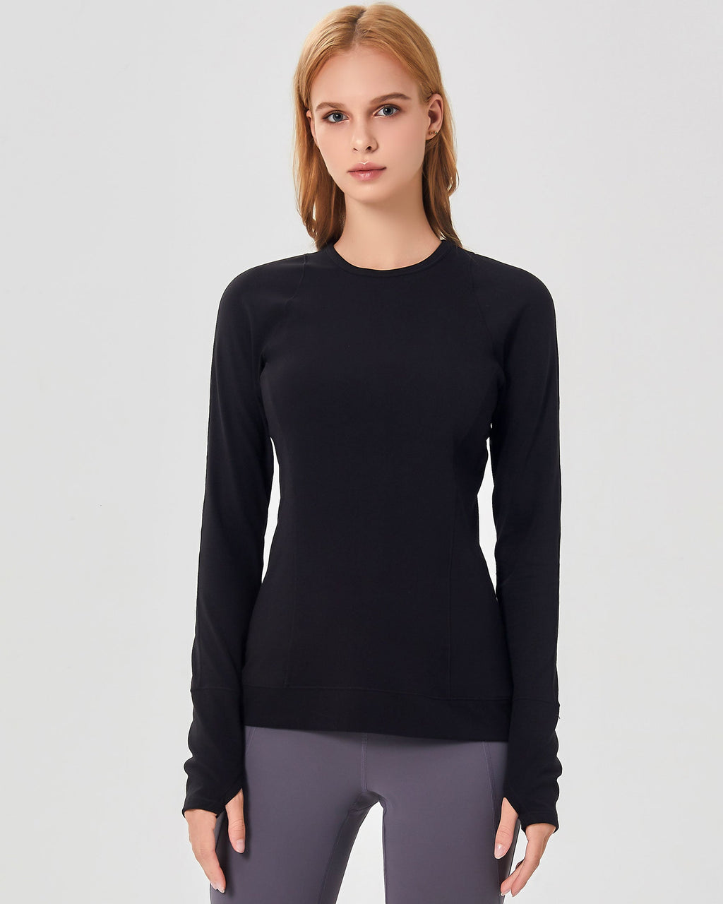 Strong Is Her Love Language Long Sleeve Top