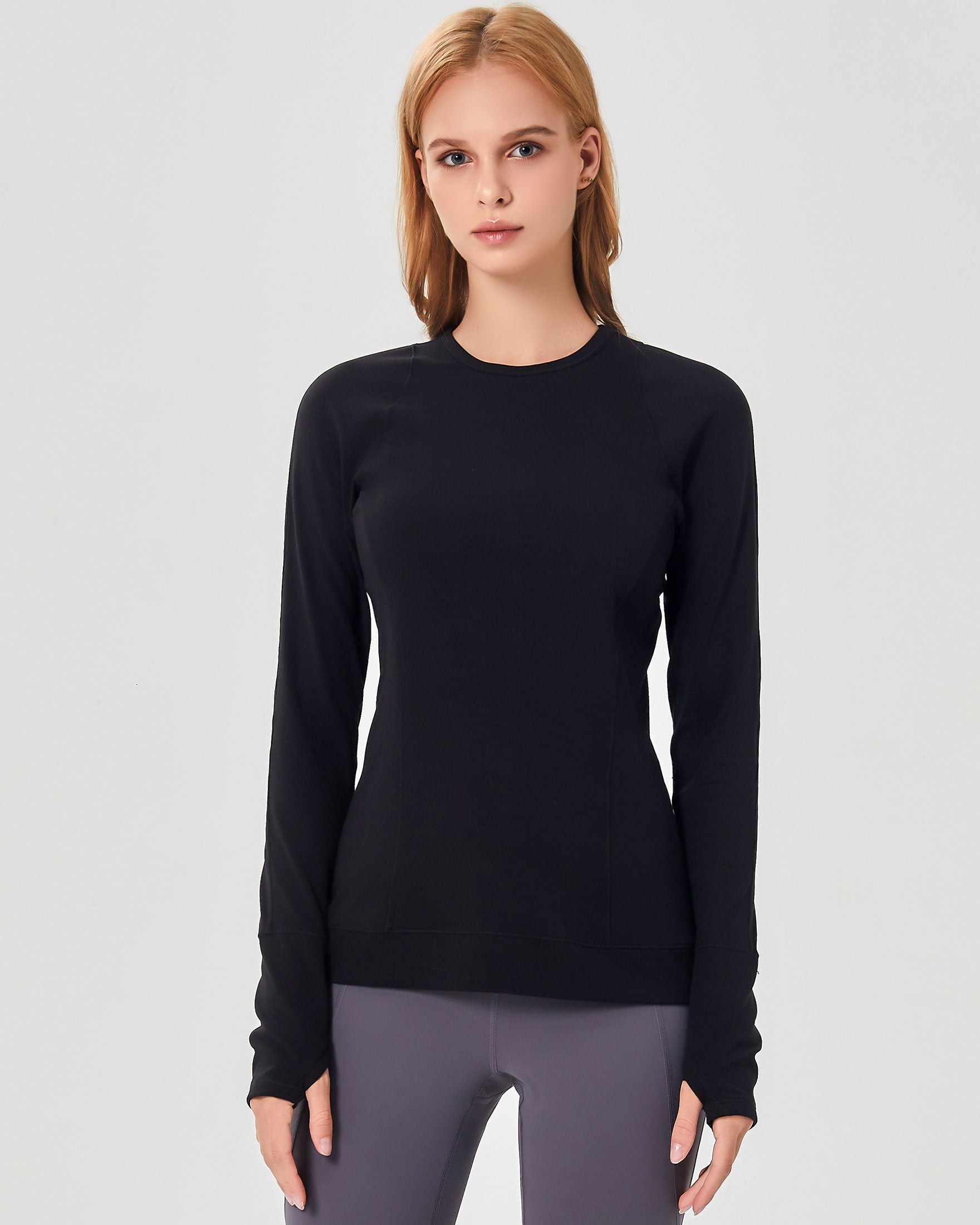 Strong Is Her Love Language Long Sleeve Top