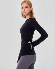 Strong Is Her Love Language Long Sleeve Top