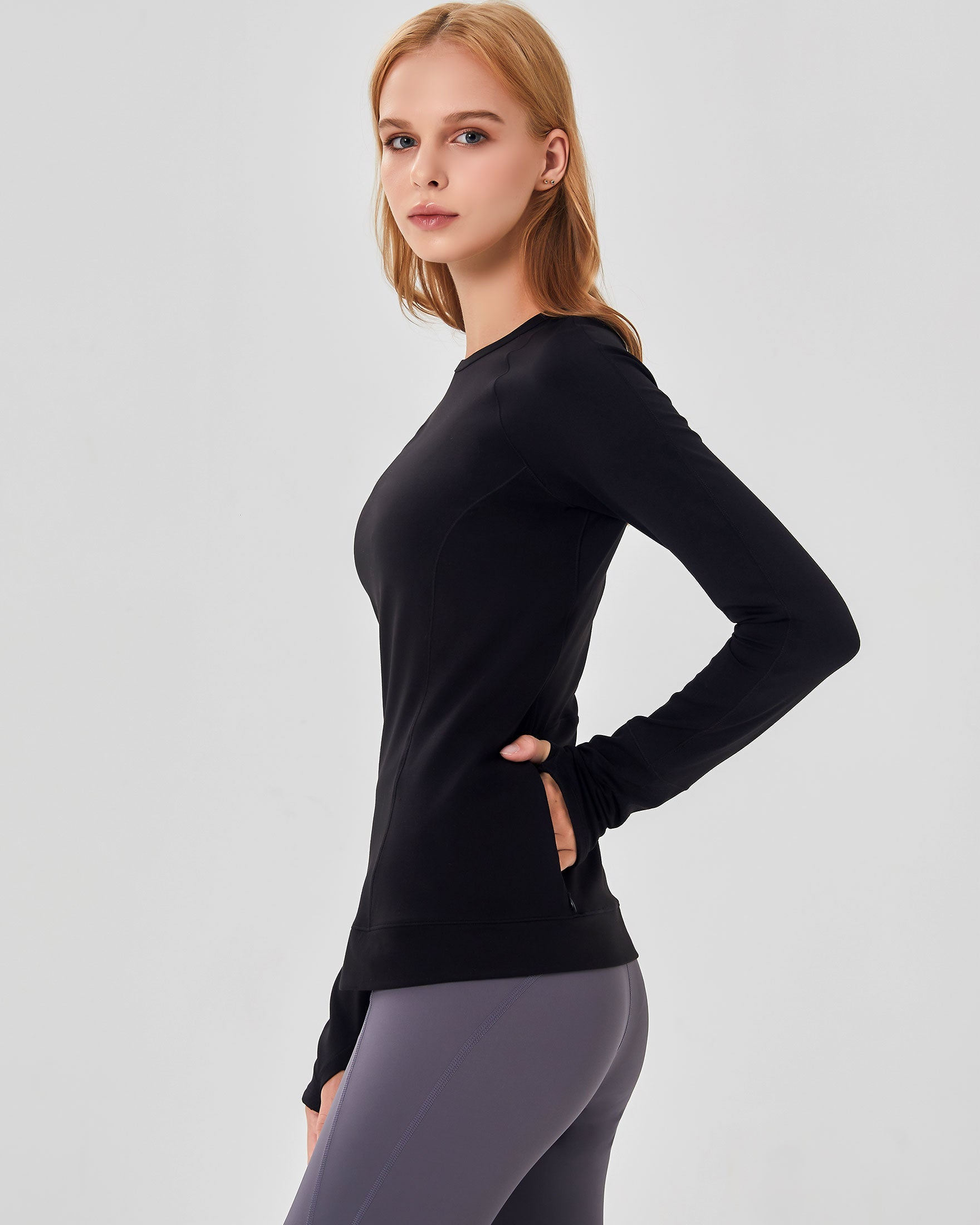 Strong Is Her Love Language Long Sleeve Top