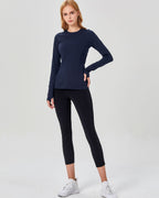 Strong Is Her Love Language Long Sleeve Top