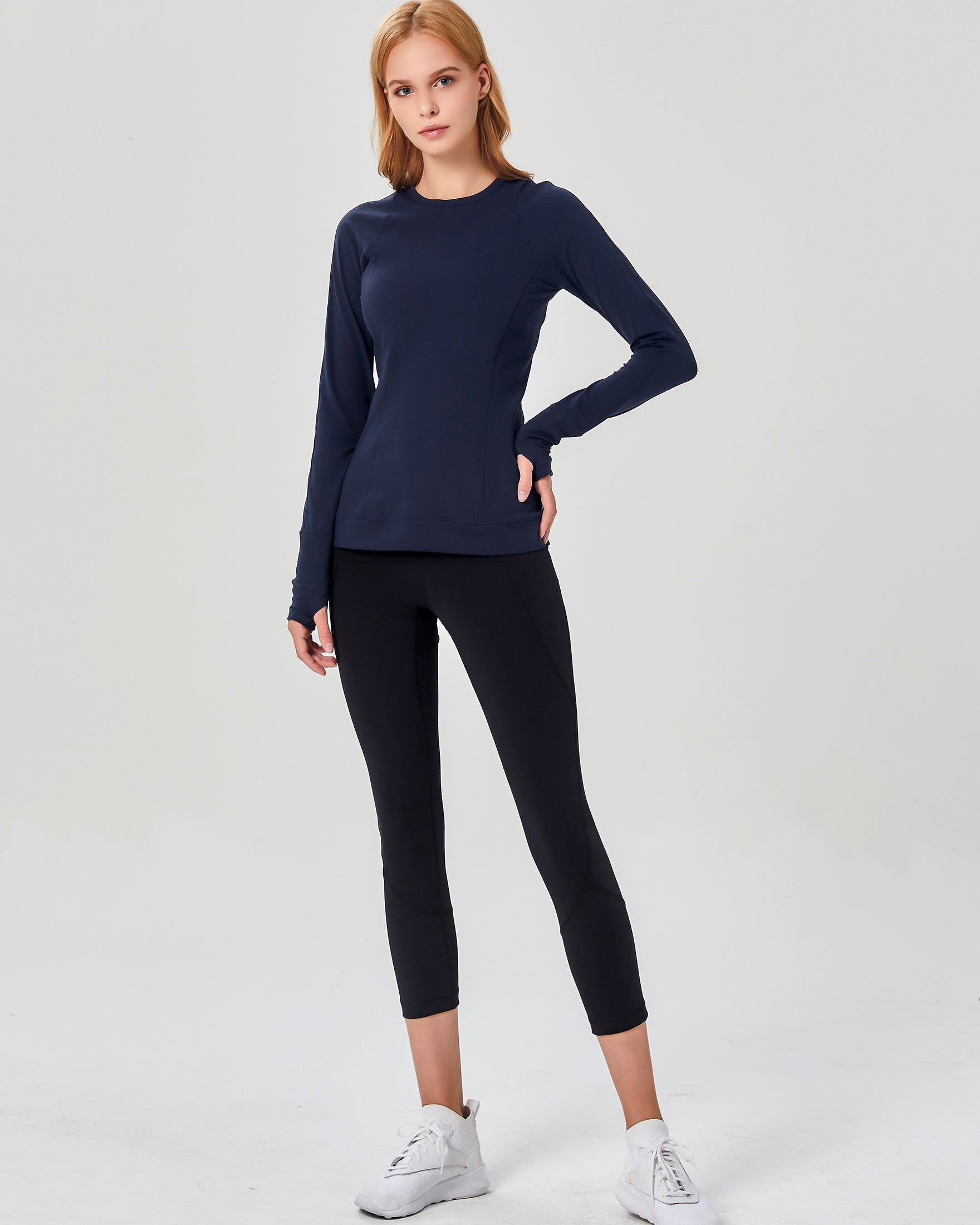 Strong Is Her Love Language Long Sleeve Top