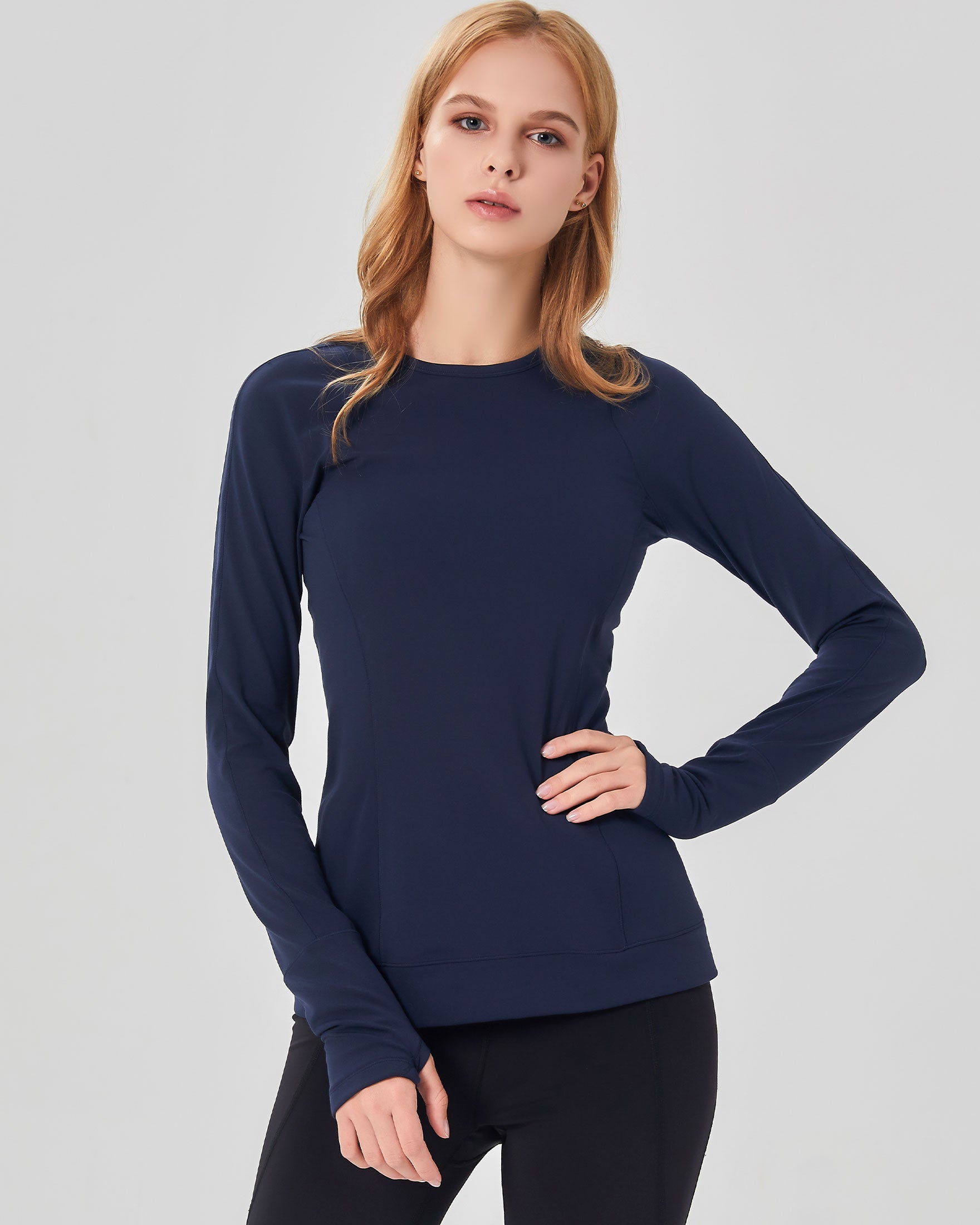 Strong Is Her Love Language Long Sleeve Top