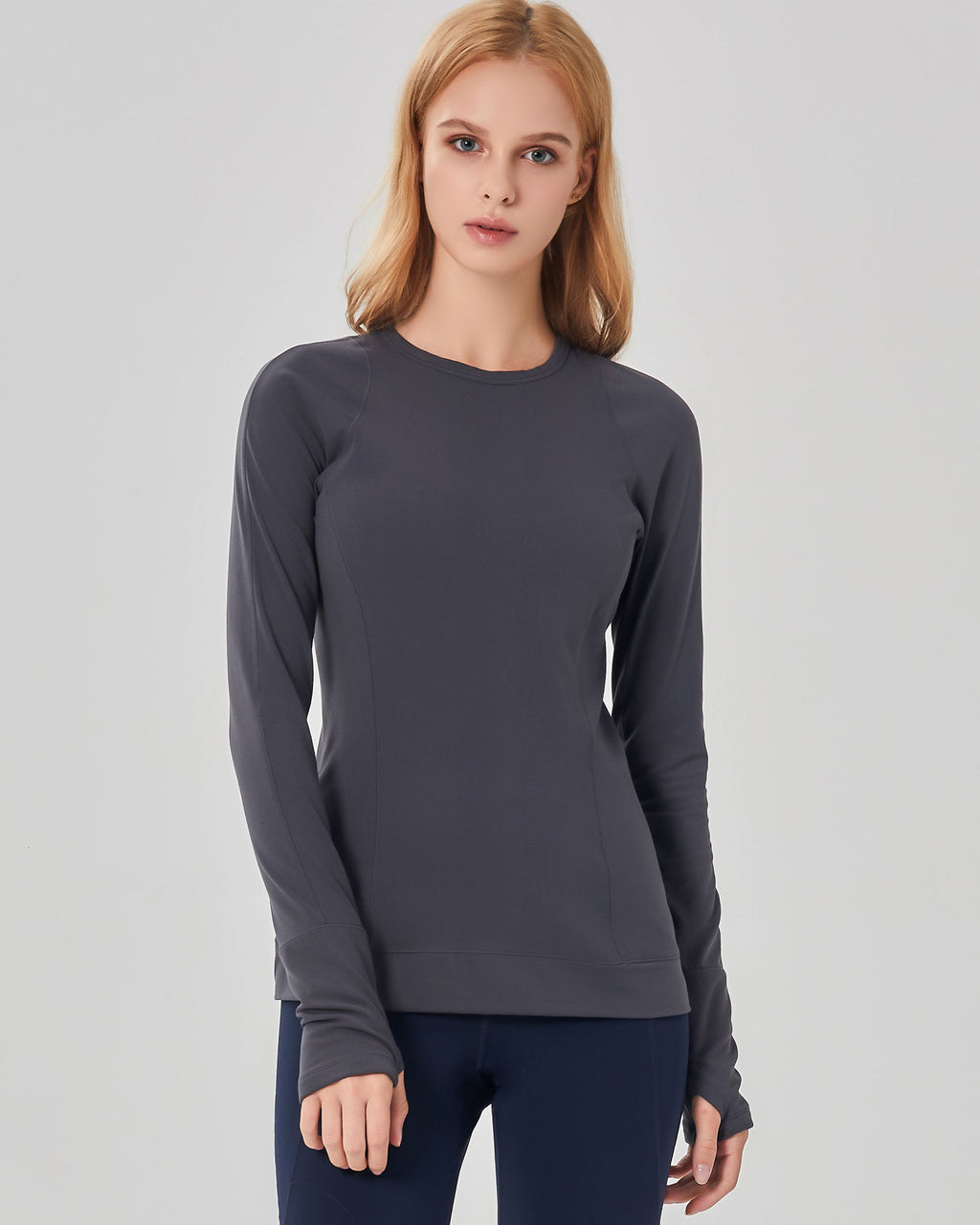 Strong Is Her Love Language Long Sleeve Top