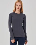 Strong Is Her Love Language Long Sleeve Top