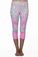 BlissCharge Moto Capri Leggings