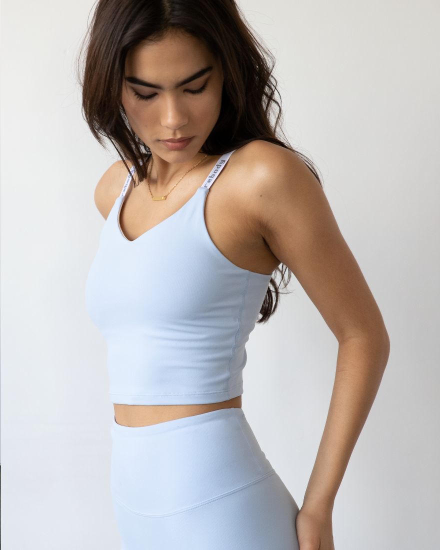 Power Looks Good on Her Sports Bra