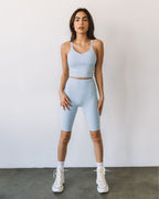 Power Looks Good on Her Sports Bra