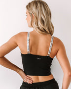 Power Looks Good on Her Sports Bra
