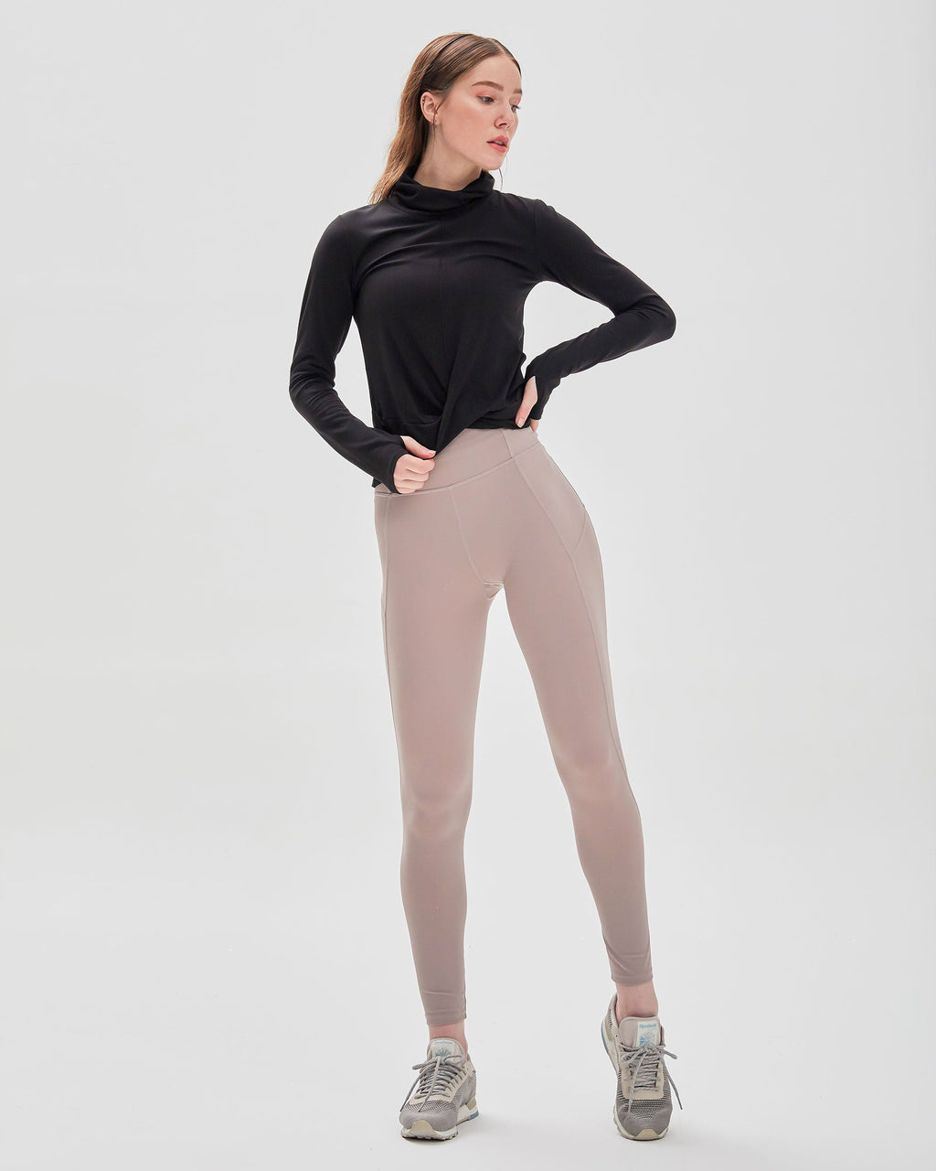 Sexy Strength Activated Bra Cowl Neck Long Sleeve
