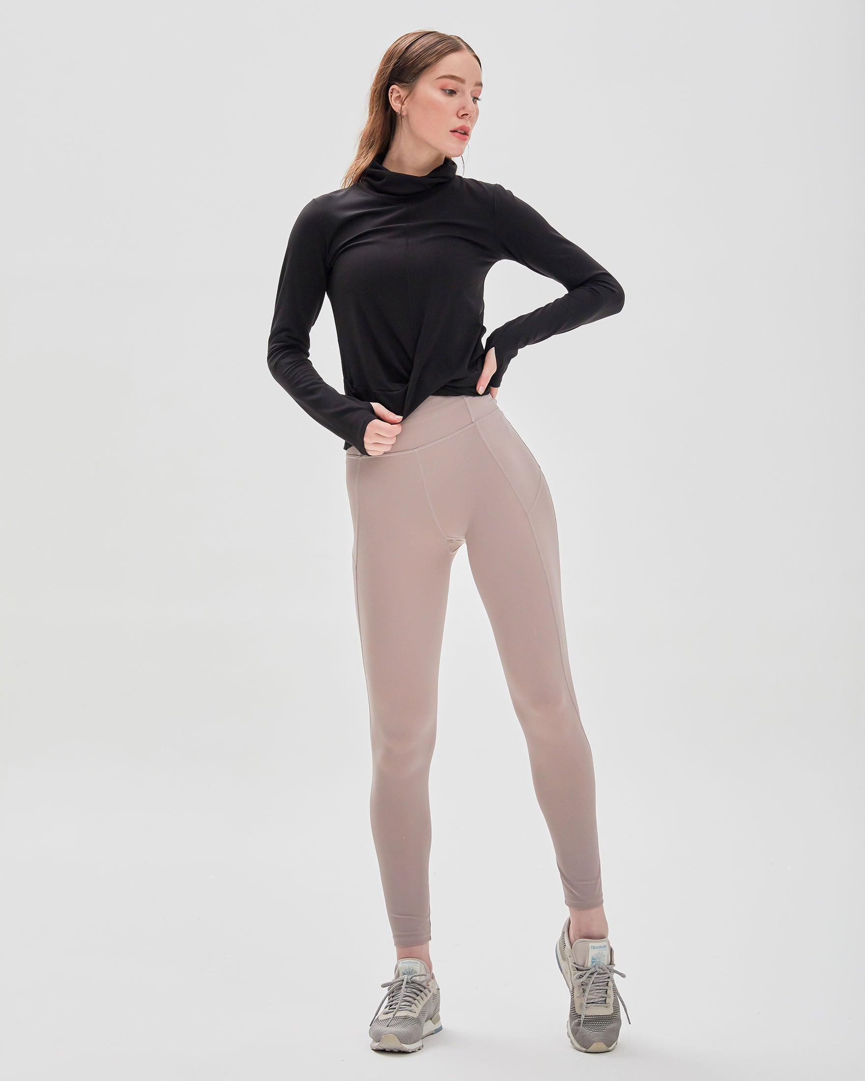 Sexy Strength Activated Bra Cowl Neck Long Sleeve