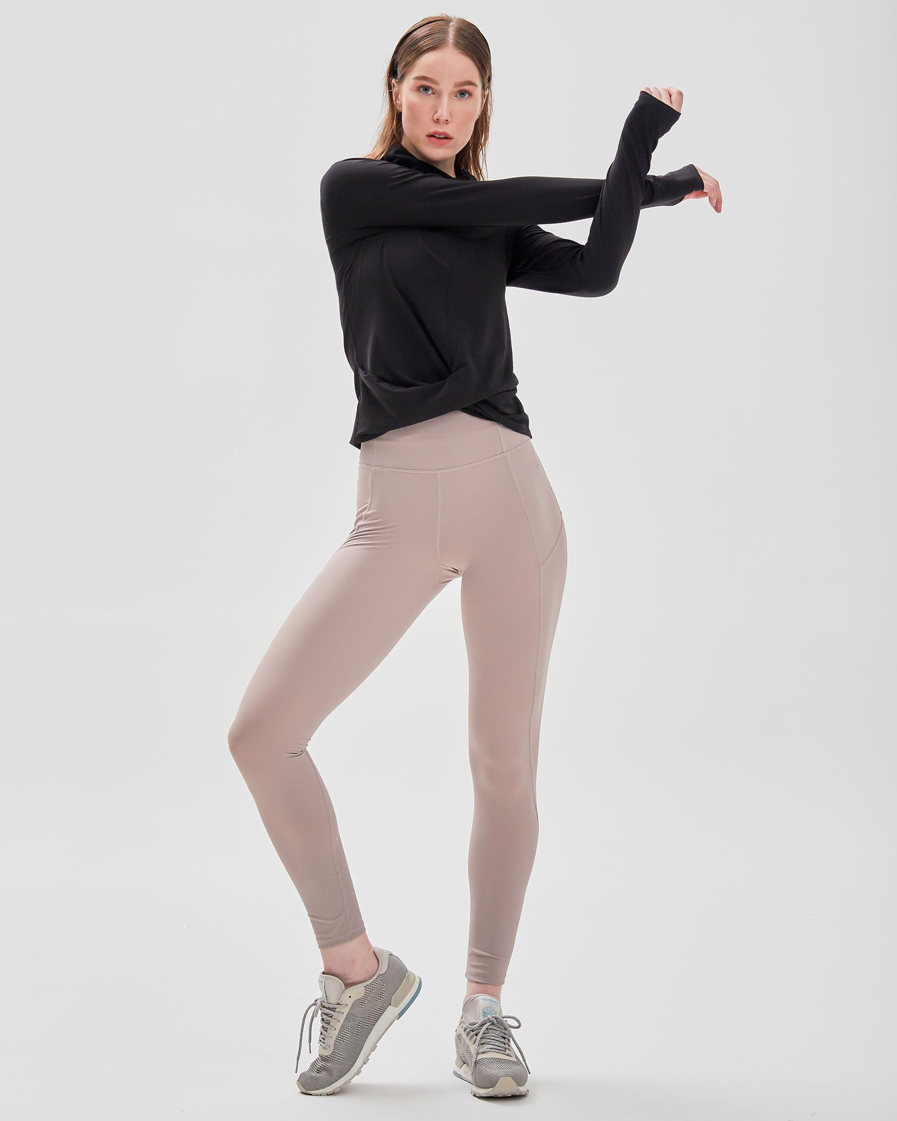 Sexy Strength Activated Bra Cowl Neck Long Sleeve
