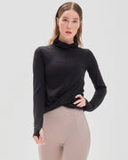 Sexy Strength Activated Bra Cowl Neck Long Sleeve