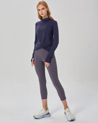 Sexy Strength Activated Bra Cowl Neck Long Sleeve