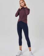 Sexy Strength Activated Bra Cowl Neck Long Sleeve