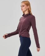 Sexy Strength Activated Bra Cowl Neck Long Sleeve