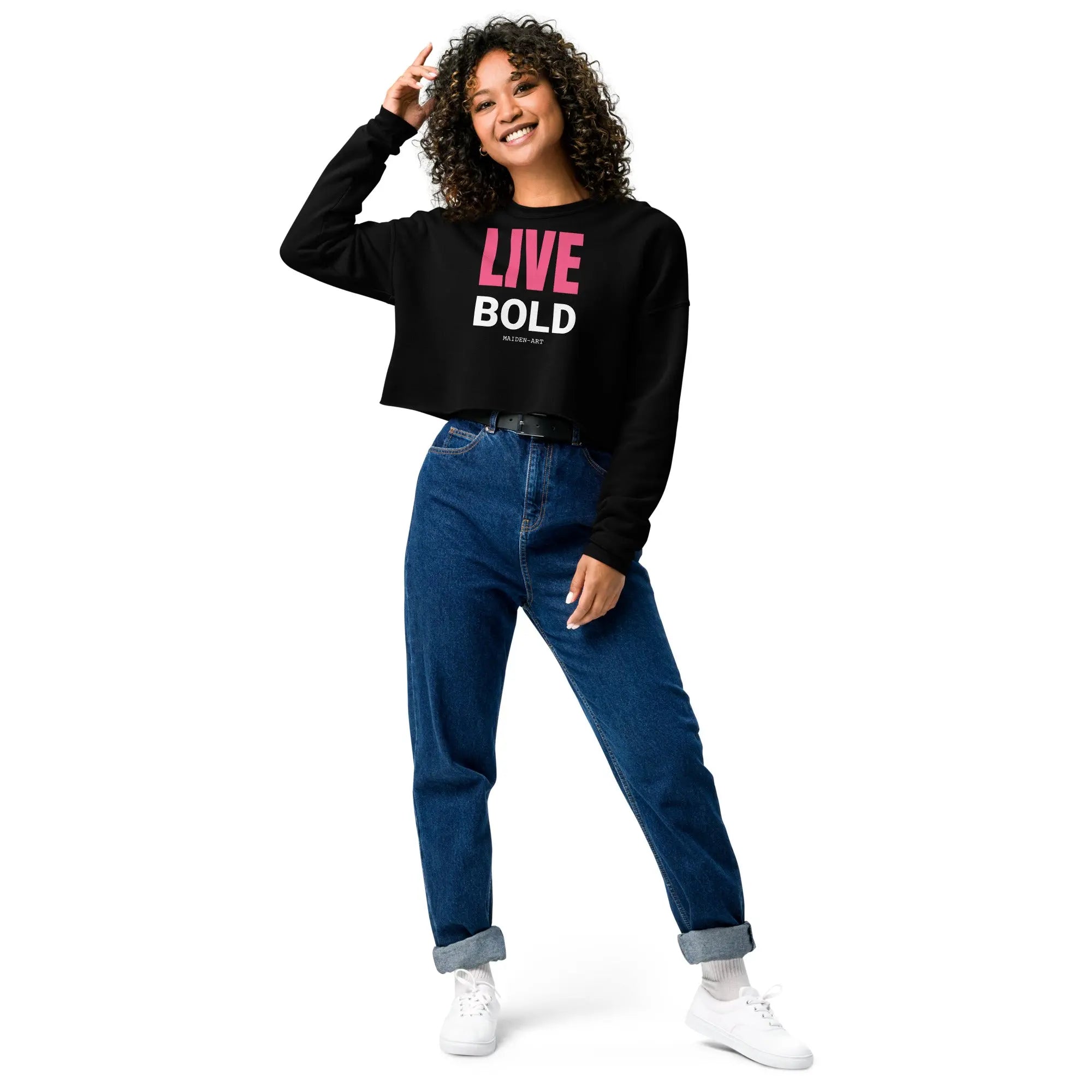 FearlessVibe Cropped Sweatshirt
