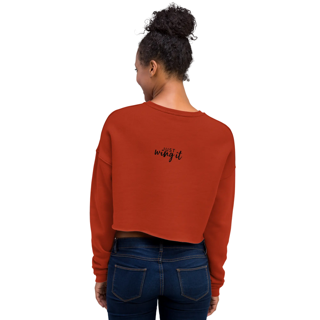 Live Bold Confidence Cropped Sweatshirt