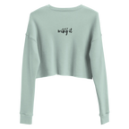 Live Bold Confidence Cropped Sweatshirt