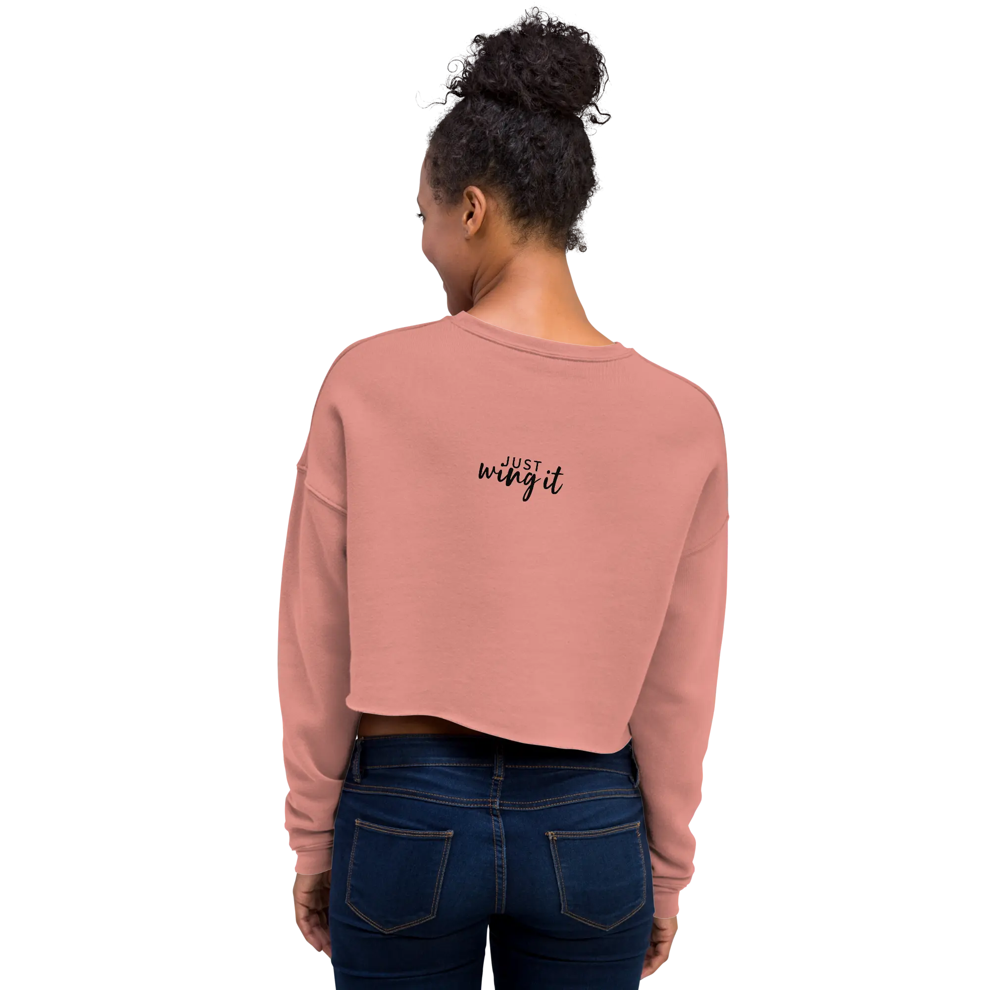 Live Bold Confidence Cropped Sweatshirt